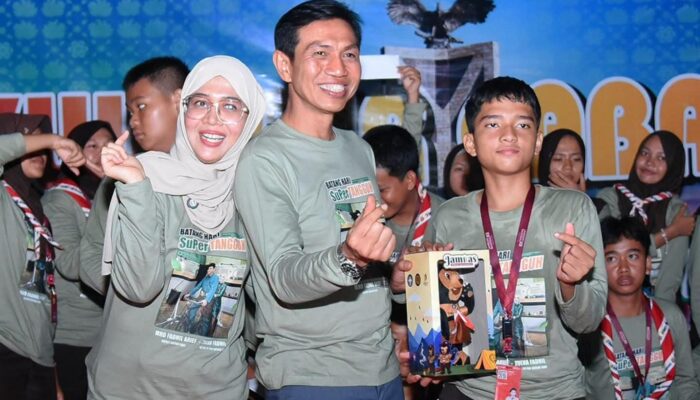 Bupati Batang Hari Hadiri Jambore Nasional XII, Beri Pesan kepada Kontingen Pramuka
