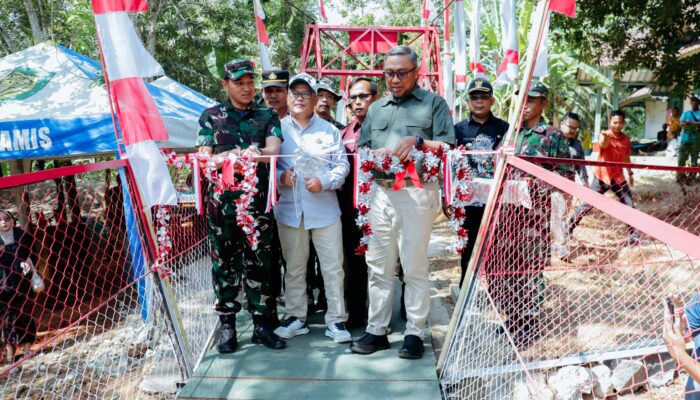 Jembatan Perintis Garuda Resmi Dibuka, Akses Sidaharja – Kutawaringin Kini Makin Dekat