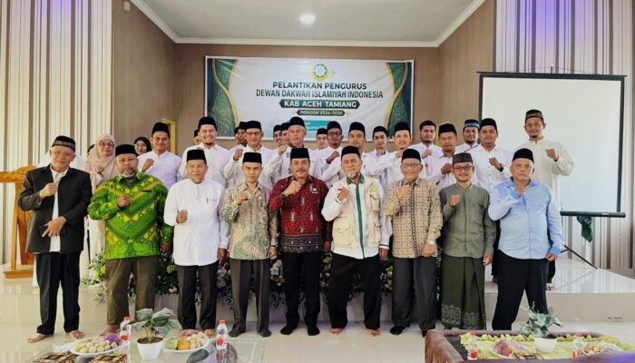 Plt Sekda Aceh Tamiang Lantik Pengurus DDII Periode 2026 – 2031