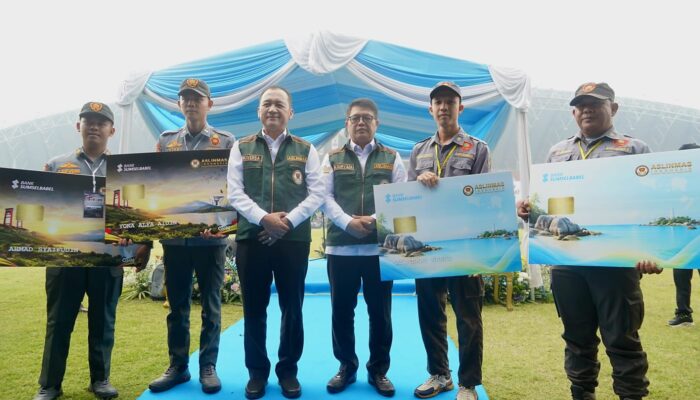 Bank Sumsel Babel Turut Berpartisipasi Dalam Apel Akbar Satlinmas di Palembang