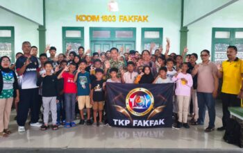 Dilepas Dandim dan Wakapolres, Atlet Taekwondo Fakfak Siap Berlaga di Tingkat Provinsi