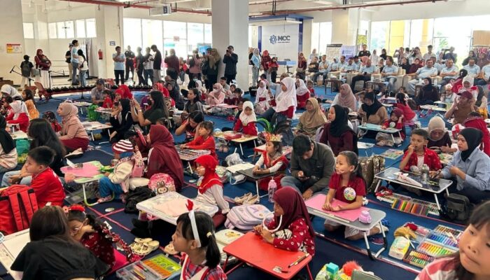 Lomba Mewarnai Tugu Tirta, 112 Anak Adu Kreativitas di MCC