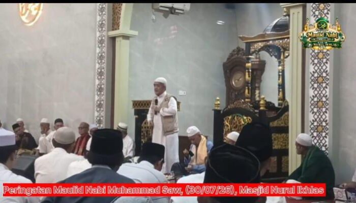 Raih Berkah dengan Meneladani Rasulullah, Masjid Nurul Ikhlas Gelar Maulid Nabi