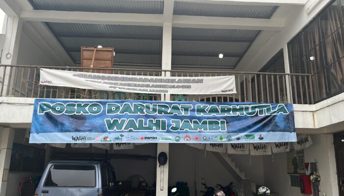 WALHI Jambi Dirikan Posko Darurat Karhutla, Soroti Ancaman Kabut Asap dan Keselamatan Warga