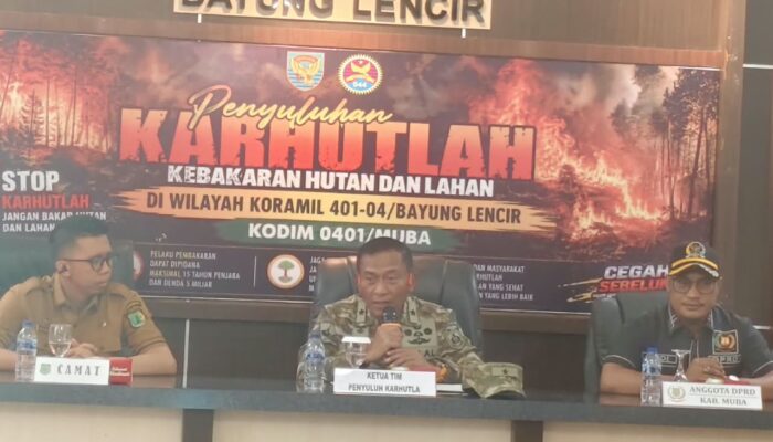 Brigjen TNI Asril Tanjung Pimpin Penyuluhan Karhutla di Bayung Lencir, Fokus Cegah Kebakaran Lahan Gambut