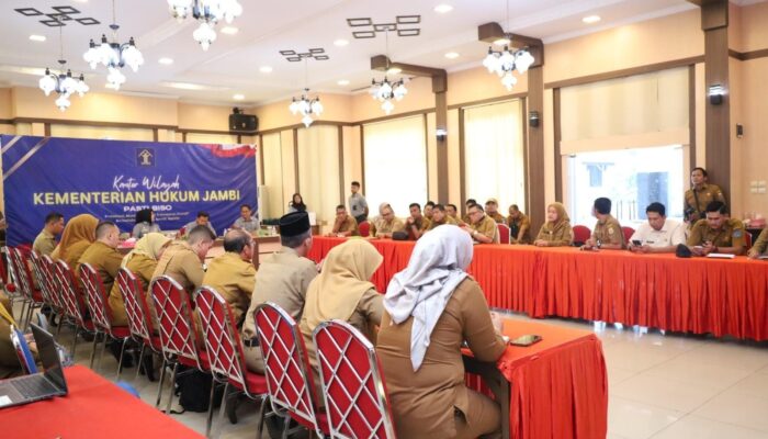 Tindak Lanjuti MoU dan PKS, Kanwil Kemenkum Jambi Dorong Pembentukan Sentra KI Bersama Pemerintah Daerah