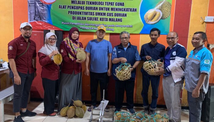 Dosen Polinema Hasilkan Teknologi Pbelah Durian, Tepat Guna Dukung UMKM