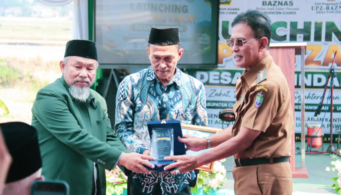 Ciamis Cetak Rekor 15 Kampung Zakat, Bupati Herdiat Resmikan Kampung Zakat Pawindan