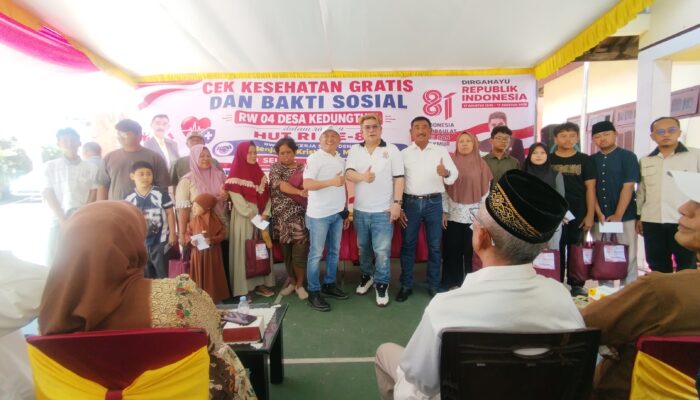 Rayakan HUT ke-81 RI, RW 04 Desa Kedungturi Pilih Bakti Sosial dan Pengobatan Gratis untuk Warga