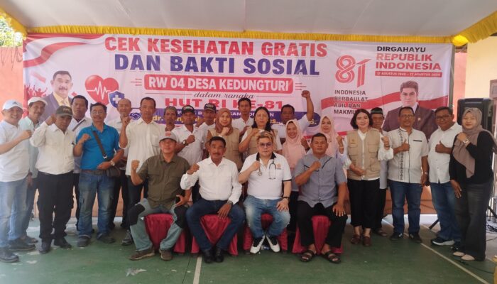 dr. Benjamin Kristianto, M.Kes. Ajak RW 04 Kedungturi Hidup Sehat dengan CKG, Bawa Misi Kemanusiaan hingga Operasi Bibir Sumbing Gratis