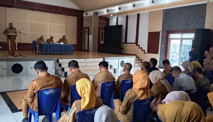 Rakor Bulanan, Wako dan Wawako Prabumulih Tegaskan ini ke OPD