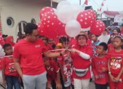 Ratusan Warga RT 16 Kalidoni Meriahkan Jalan Sehat dan Senam Bersama Peringati HUT RI ke-81