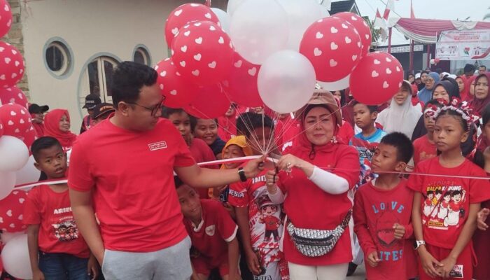 Ratusan Warga RT 16 Kalidoni Meriahkan Jalan Sehat dan Senam Bersama Peringati HUT RI ke-81