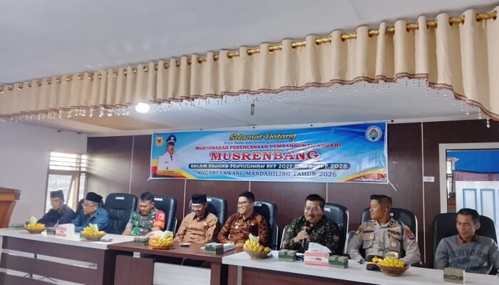 Wali Nagari Kecewa Anggota DPRD Tak Hadir dalam Musrenbang Lawang Mandahiling