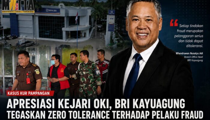Apresiasi Kejari OKI, BRI Kayuagung Tegaskan Zero Tolerance Terhadap Pelaku Fraud