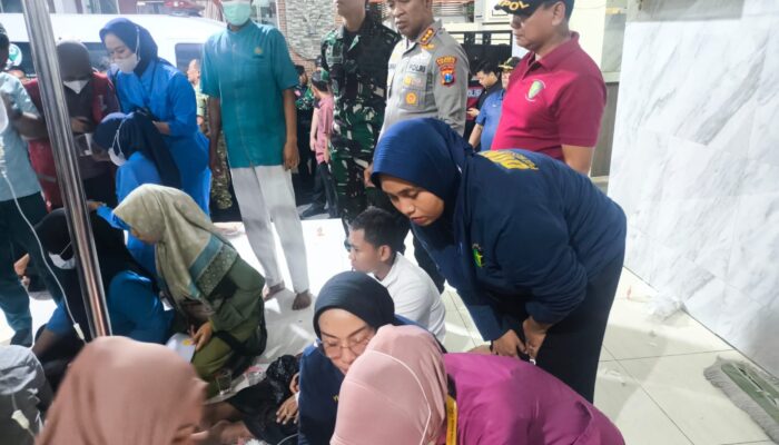 Kapolresta Sidoarjo Turun Langsung Pastikan Penanganan Medis Santri Manbaul Hikam Maximal