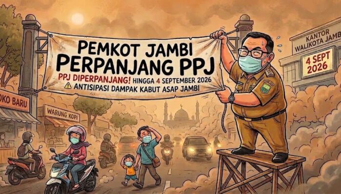 Kualitas Udara Belum Aman, Pemkot Jambi Perpanjang PJJ hingga 4 September 2026
