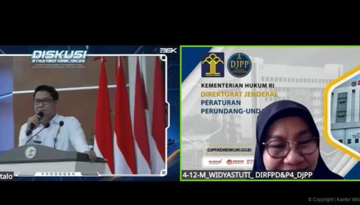 Perkuat Kualitas Regulasi Daerah, Kadiv P3H Kanwil Kemenkum Jambi Ikuti DSK Gorontalo 2026