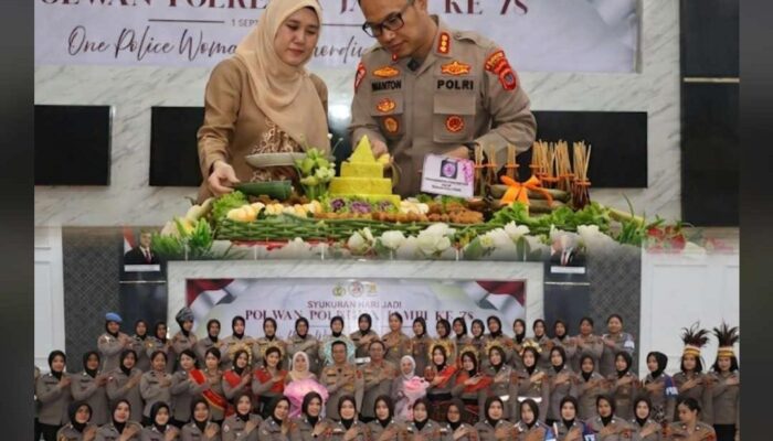 Syukuran HUT Polwan ke-78, Kapolresta Jambi Apresiasi Dedikasi Srikandi Polri