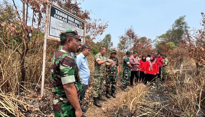 Satgas Mabes TNI Sosialisasikan Pencegahan Karhutla di Kalidoni