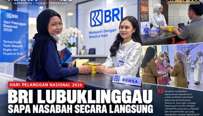 Peringati Hari Pelanggan Nasional, BRI Lubuklinggau Sapa Nasabah Secara Langsung