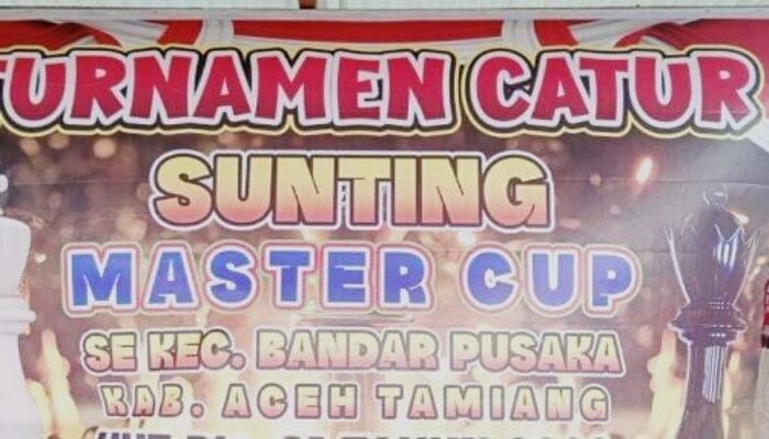 Pemuda Desa Sunting Bangun Kebersamaan Lewat Turnamen Catur