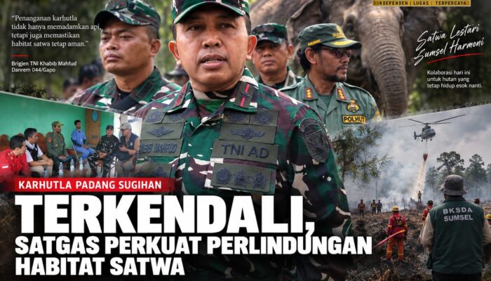 Karhutla Padang Sugihan Terkendali, Habitat Gajah Jadi Prioritas Pengamanan