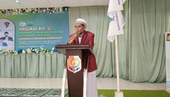 Milad ke-2 RTQ Assaffah Fakfak: Said Al Zubaidy Sampaikan Pesan Tiga Kunci Mengukir Prestasi