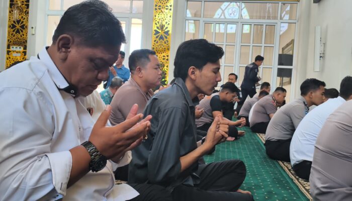 Polresta Sidoarjo Gelar Doa Bersama untuk Musibah yang Terjadi di Tanah Air