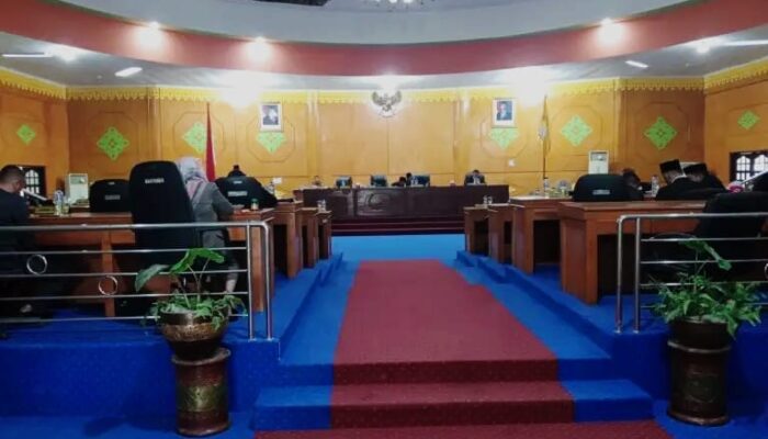 DPRK Aceh Tamiang Paripurna Raqan Pertanggungjawaban Pelaksanaan APBK 2025