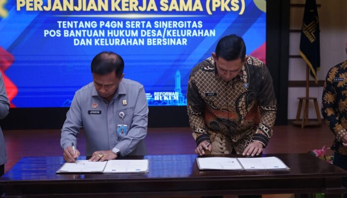 Kanwil Kemenkum Jambi dan BNNP Jambi Perkuat P4GN dan Posbankum Bersinar
