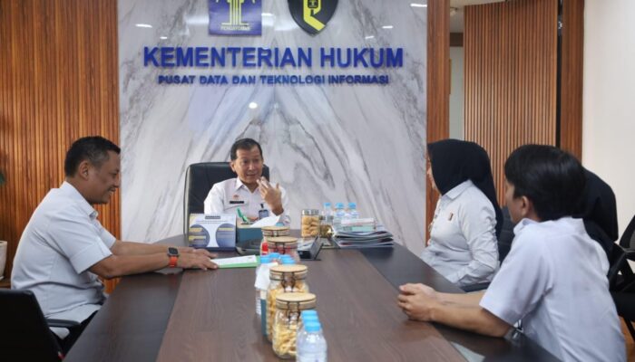 Kanwil Kemenkum Jambi Konsultasikan Digitalisasi Jambi IP Ecosystem ke Pusdatin Kementerian Hukum