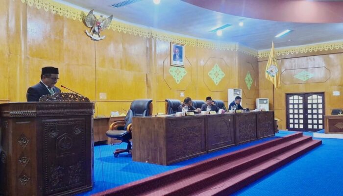 Ini Tanggapan Bupati Terhadap Pandangan Umum Dewan Terhadap Raqan PTJ Realiasasi APBK 2025