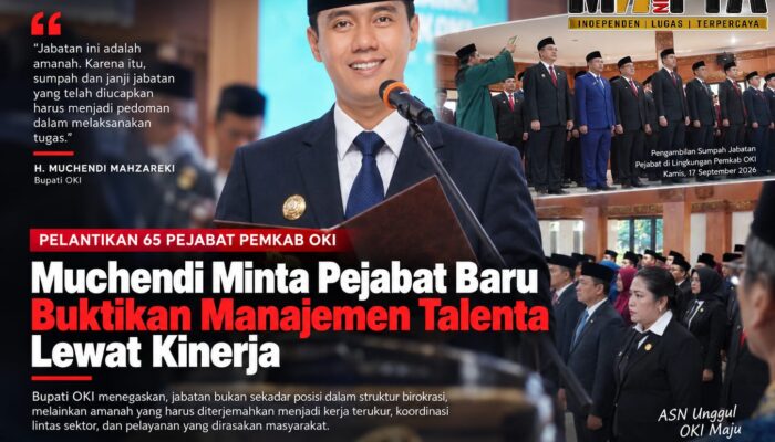 Bupati Muchendi Minta Pejabat Baru Buktikan Manajemen Talenta Lewat Kinerja