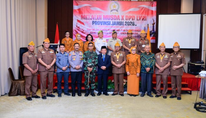 Buka Musda LVRI Jambi, Al Haris Dorong Semangat Pengabdian Veteran Diteruskan Generasi Muda