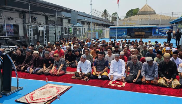 Rutan Kelas I Palembang Gelar Sholat Istisqa, Ikhtiar Bersama Memohon Hujan dan Keselamatan 