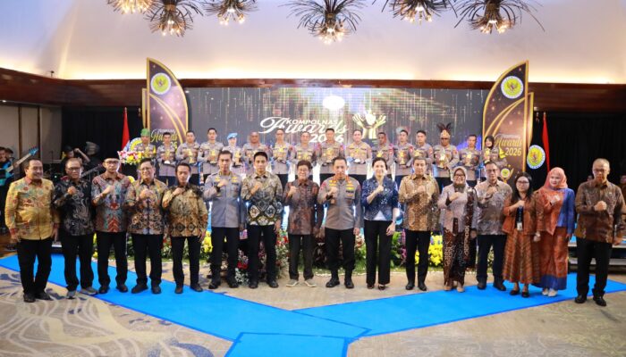 Kerja Cerdas, Kerja Tuntas, Kerja Ikhlas, Polda Sumsel Raih Polda Terbaik Kompolnas Awards 2026