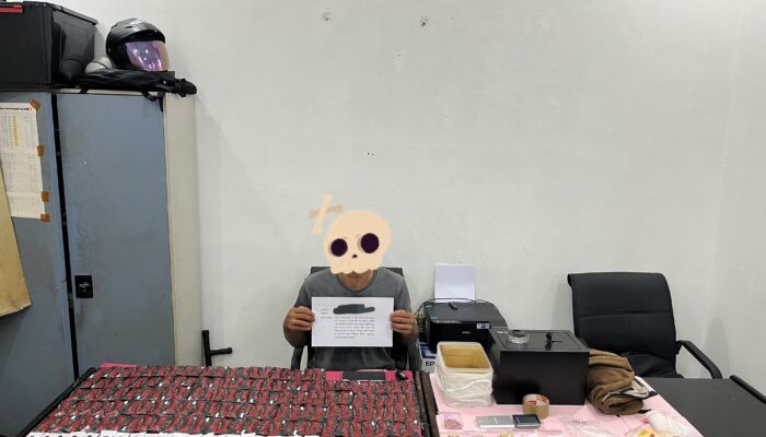 413 Ekstasi dan 192 Diduga Etomidate Disita, Satresnarkoba Polresta Jambi Tangkap Pria 45 Tahun