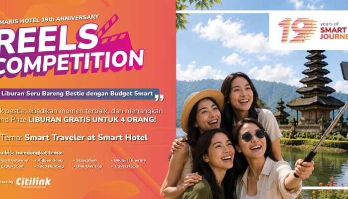 Amaris Hotel Rayakan HUT ke-19, Ajak Traveler Ikut Reels Competition Berhadiah Liburan