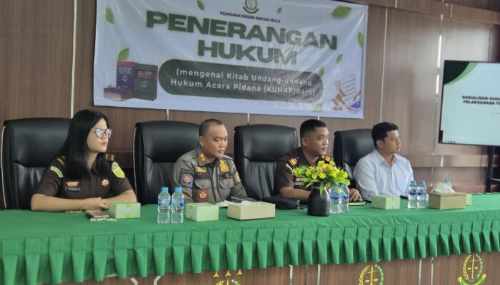 Kejari Kapuas Hulu Gelar Penkum untuk Satpol PP: Biar Tak Salah Tindak Sesuai KUHP-KUHAP Baru