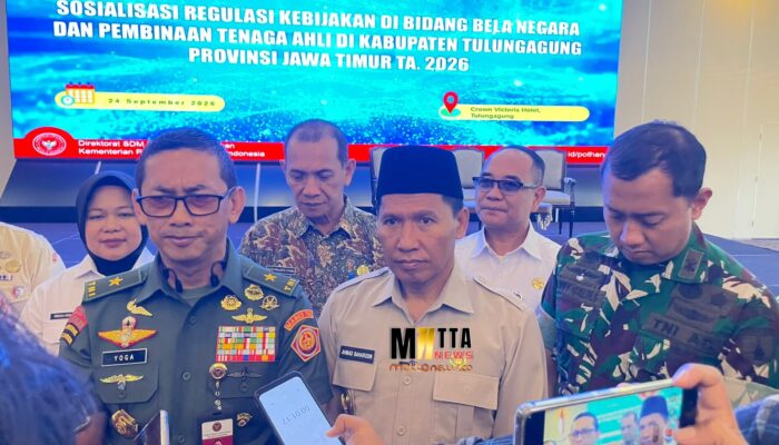 Kemhan RI Gencarkan Sosialisasi Bela Negara di Tulungagung, Generasi Muda Disiapkan Hadapi Indonesia Emas 2045