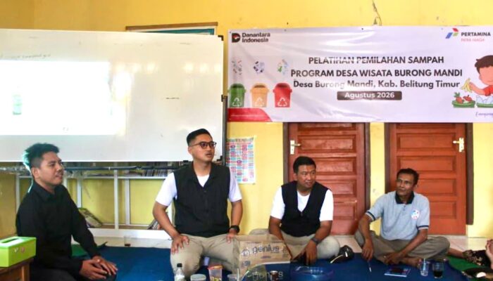 Pertamina Patra Niaga Regional Sumbagsel Dukung Pokdarwis Berage Kembangkan Potensi Wisata Burong Mandi