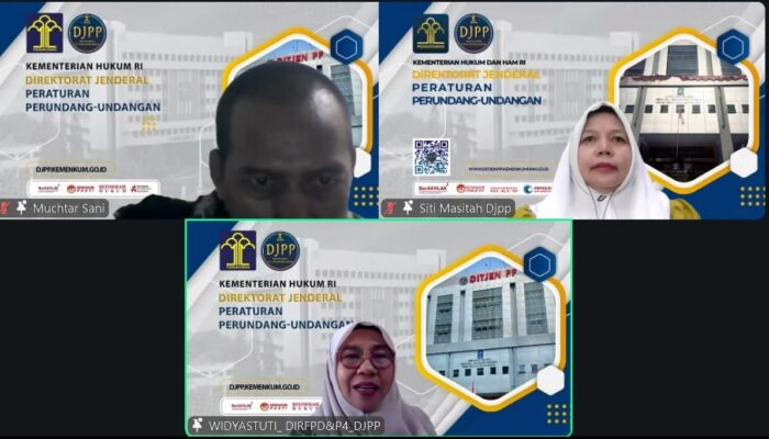 Kanwil Kemenkum Jambi Ikuti Forum Perancang PUU Edisi ke-15, Bahas Pemanfaatan e-Perancang