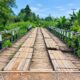 Jembatan Kayu di Desa Nanga Danau Kecamatan Kalis Nyaris Ambruk, Warga Minta Segera Diperbaiki