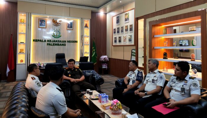 Sinergitas, Kepala Rutan Palembang Perkuat Sinergitas Sambangi Kejaksaan Negeri Palembang