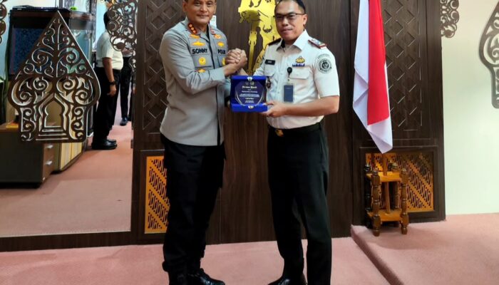Perkuat Sinergitas dan Keamanan, Kepala Rutan dan Kalapas Palembang Silaturahmi ke Polrestabes