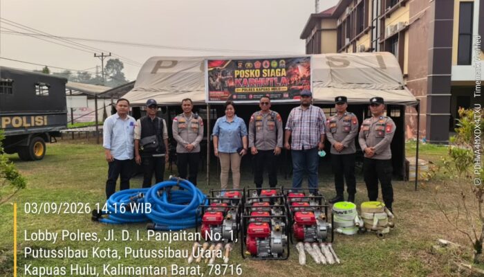 Di Tengah Kobaran dan Asap, Karyamas Plantation Hadir! 10 Mesin Robin Diturunkan Lawan Karhutla Kapuas Hulu