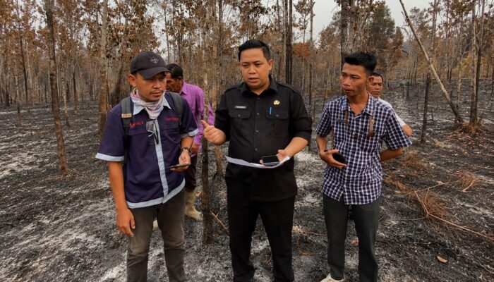 Dinas Pertanian Kapuas Hulu Sidak 529,24 Ha Lahan Terbakar, PT BOS Bantah Buka Lahan