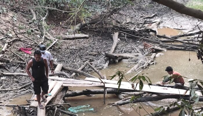 Sungai Penukal Kering, Warga Talang Gas Protes Penyedotan Air untuk Operasional Rig TMMJ