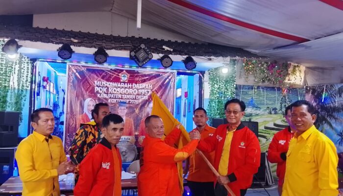 DPK Kosgoro 1957 Tanah Datar Gelar Musyawarah Daerah V, Toni Alfinta Terpilih Aklamasi